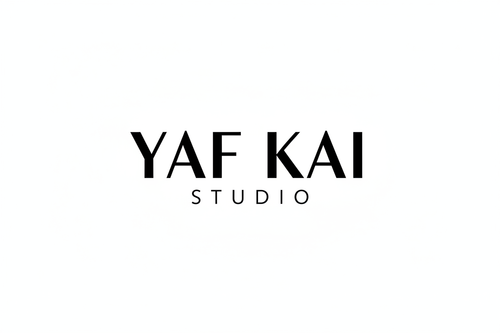 Logo YAF KAI Optima + Studio Josefin Sans Light